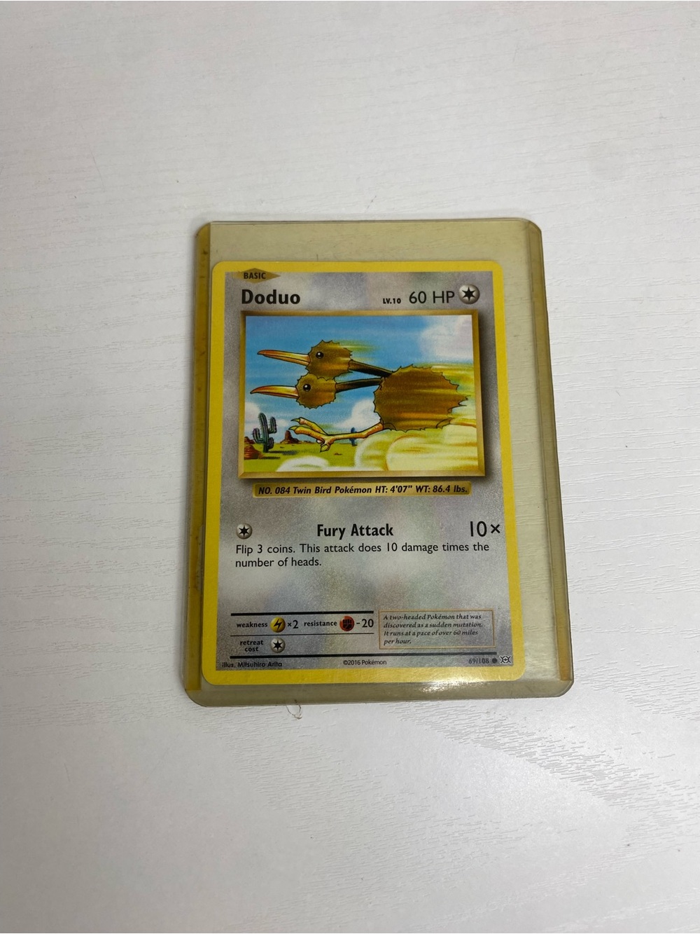 Pokemon 2016 Doduo #69/108 pokemon card